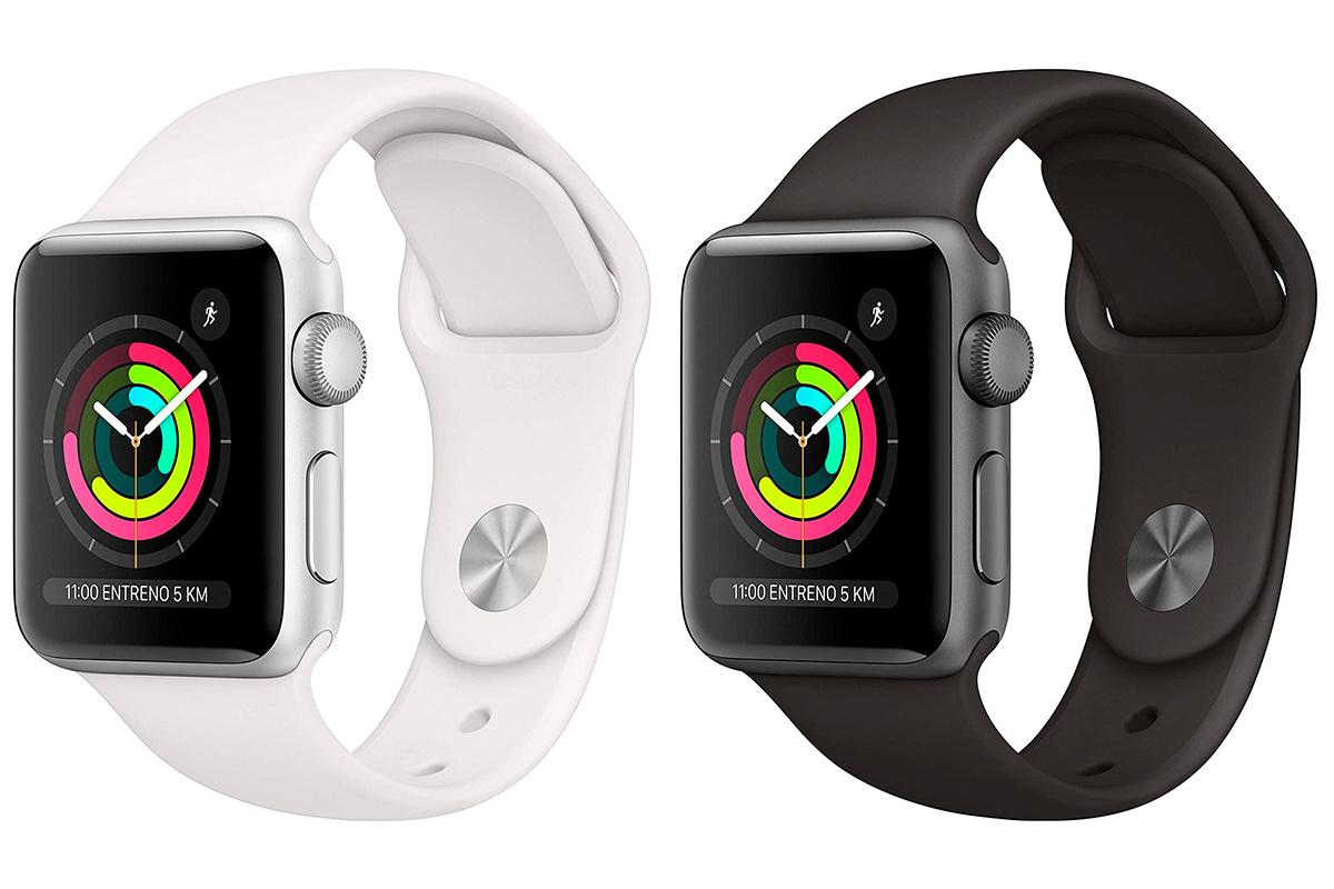 Apple Watch en blanco y en negro