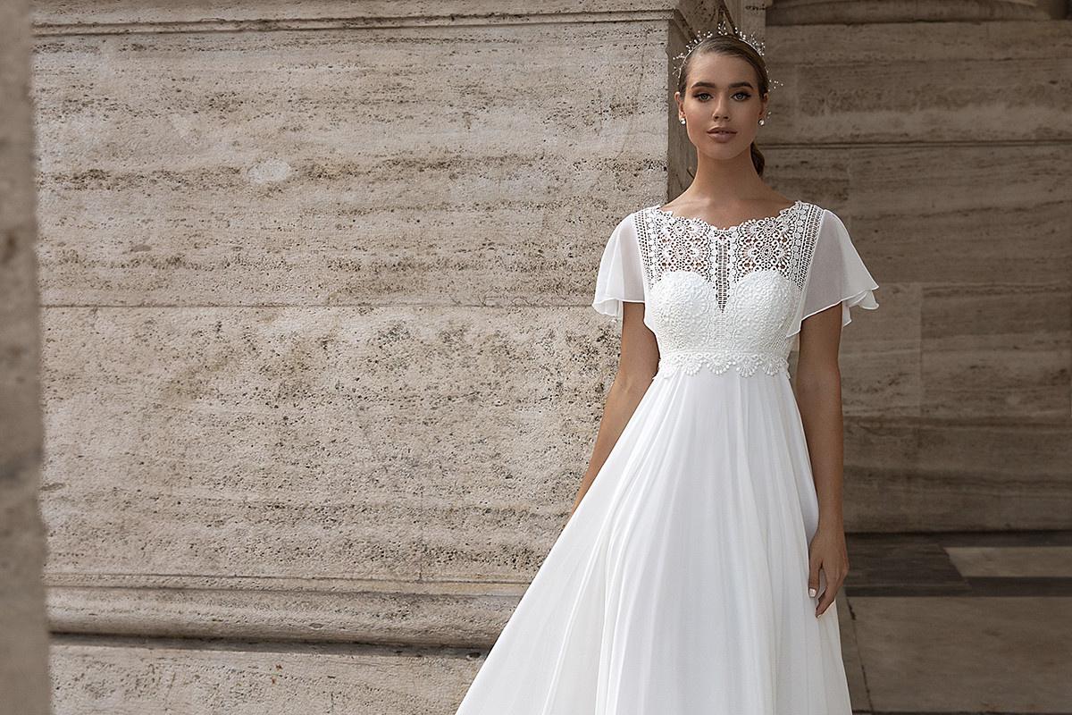 35 vestidos que te harán parecer más delgada en tu boda
