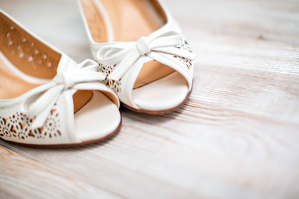 Zapatos de novia con encaje baratos para el día de la boda
