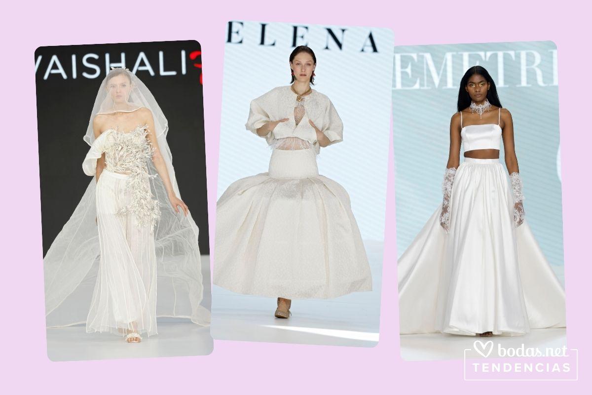 vestidos de novia dos piezas