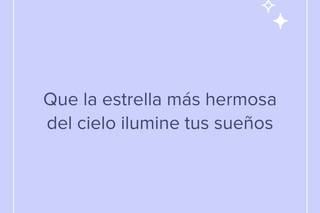 Frases bonitas de buenas noches: Que la estrella más hermosa del cielo ilumine tus sueños