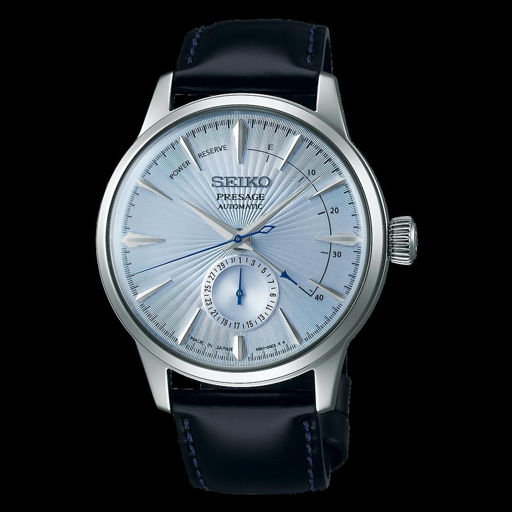 Reloj hombre boda: reloj con esfera azul cielo, de Seiko