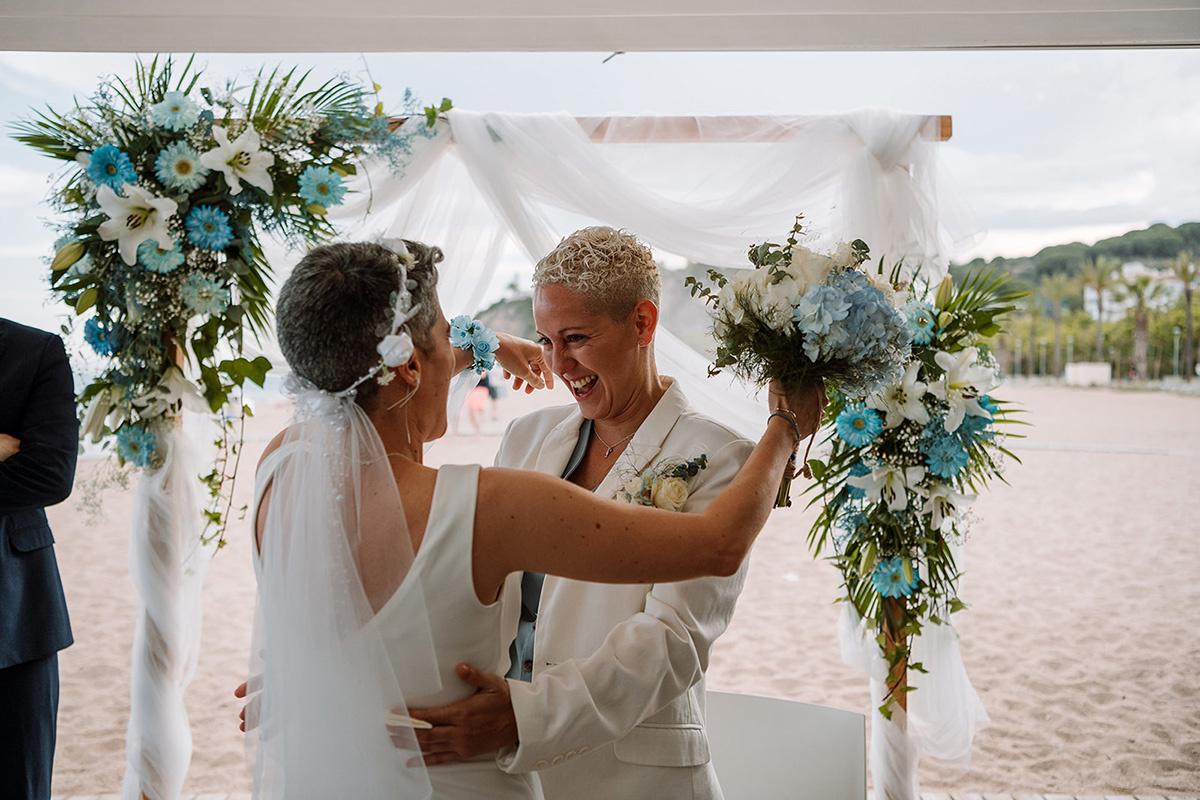 boda en la playa calella
