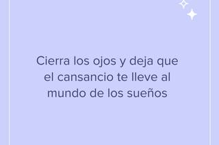 Frases bonitas de buenas noches: Cierra los ojos y deja que el cansancio te lleve al mundo de los sueños