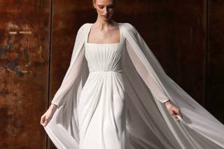 Capas vestido novia lisas