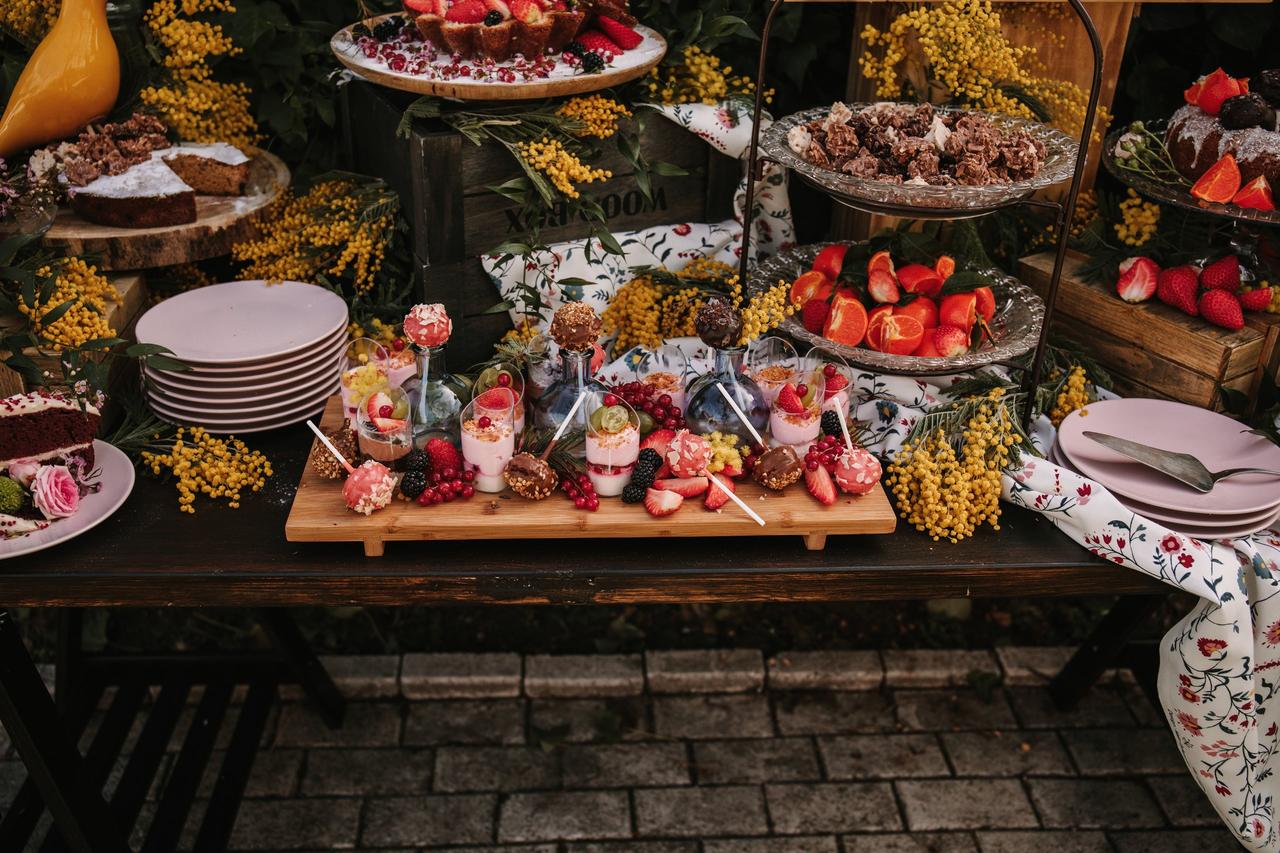 Candy Bar de frutas, dulces y gominolas