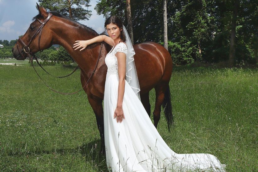 80 vestidos de novia sencillos para bodas civiles