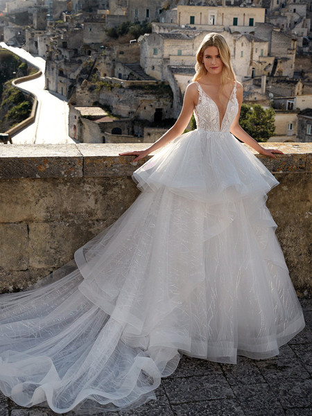 100 Vestidos De Novia Con Volantes Muchos Volantes