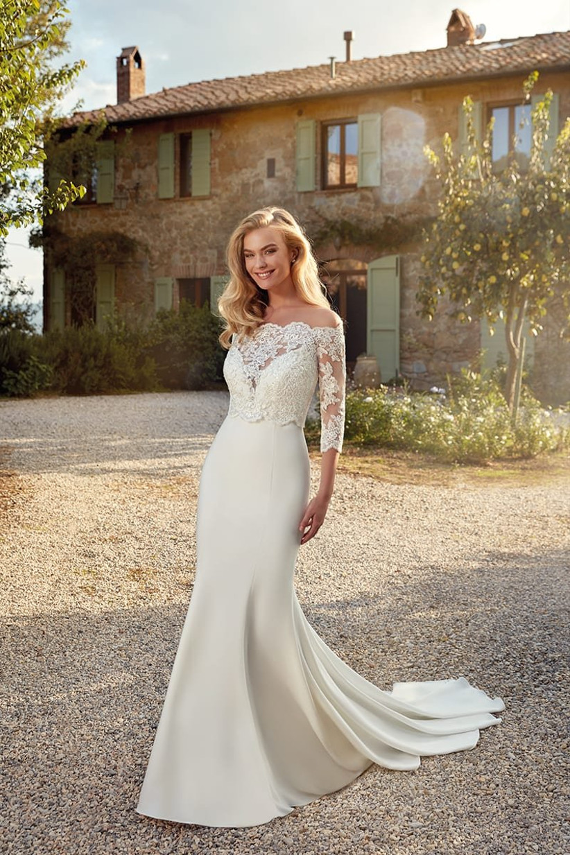 Vestidos De Novia De Dos Piezas Deslumbra Como Nunca