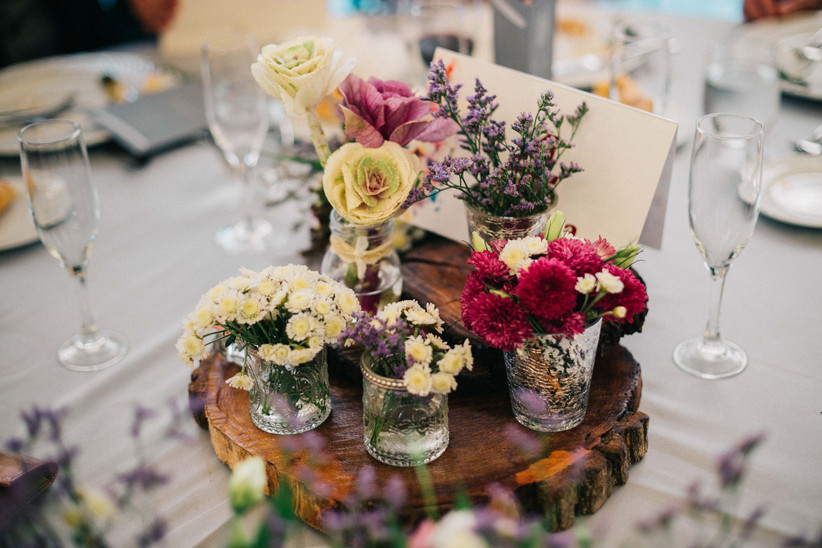Centros de mesa para bodas de primavera