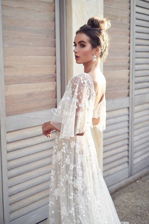 amelie draped sleeves
