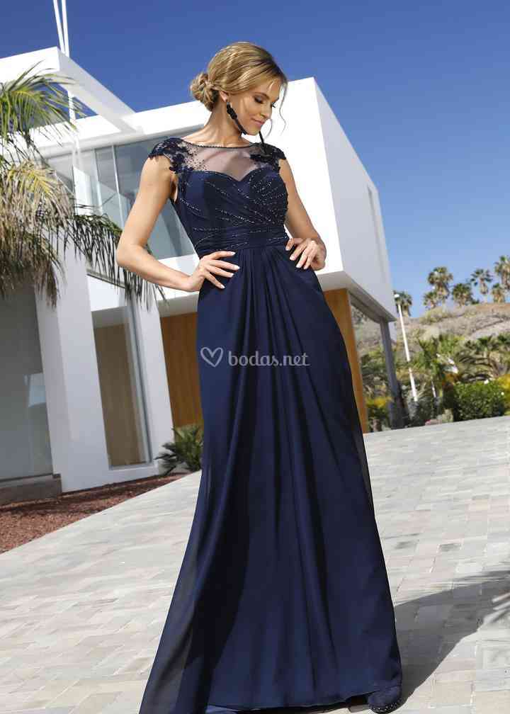 Vestido De Fiesta De Linea Raffaelli 19 Set 468