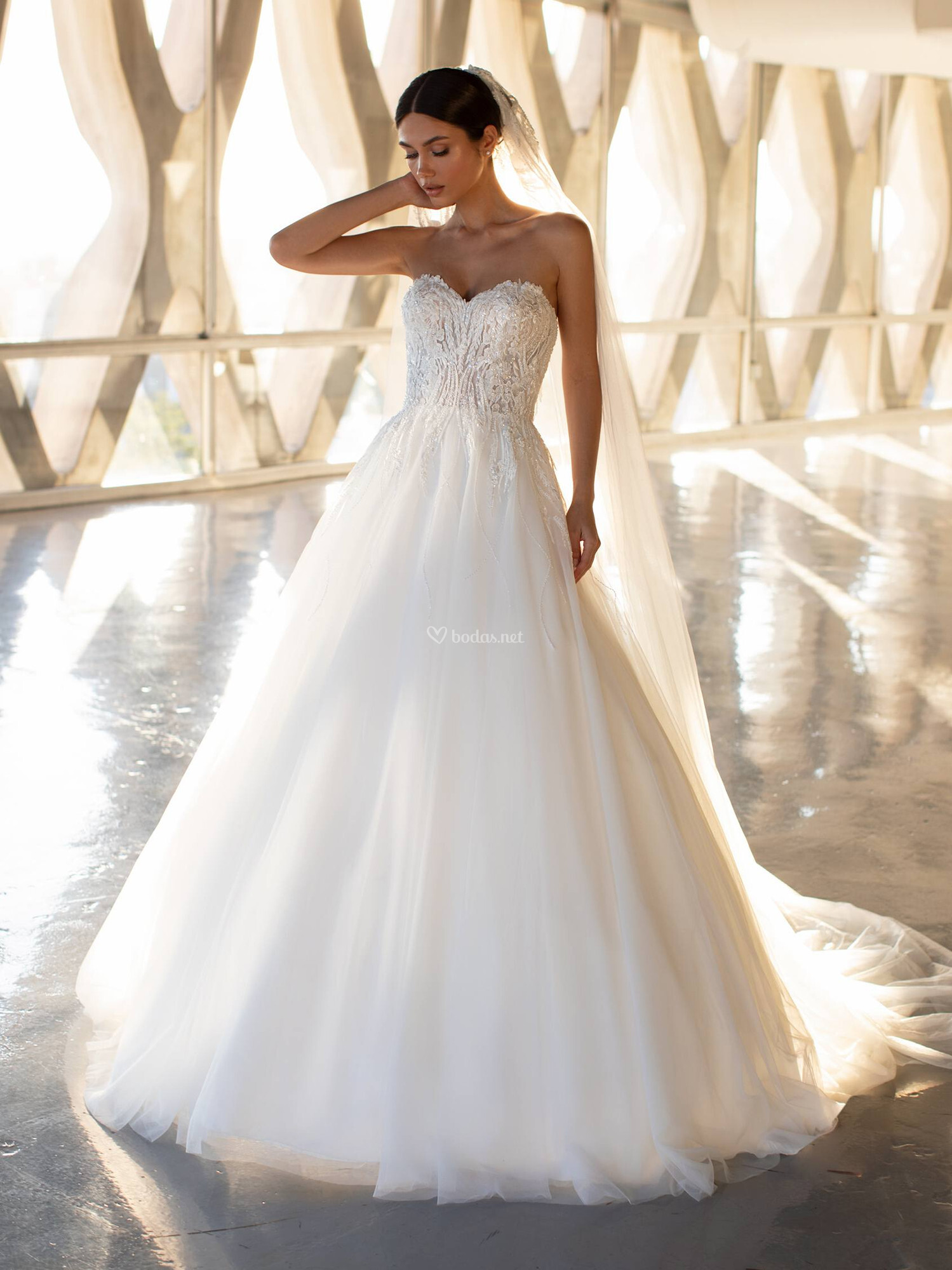 VESTIDO DE NOVIA PRONOVIAS TIBET NA/BG - SAX Department Store