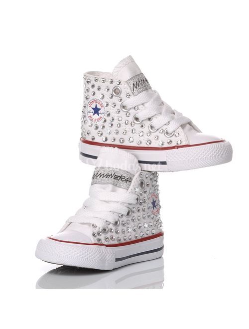 CONVERSE BABY SWAROVSKI WHITE, Mimanera