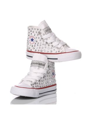 CONVERSE BABY SWAROVSKI WHITE, Mimanera