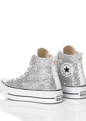 Converse platform glitter silver, Mimanera