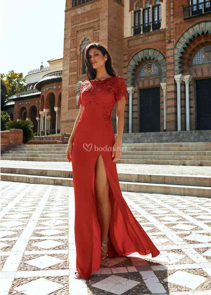 Traje Mirabras Rojo, Traje de Invitada