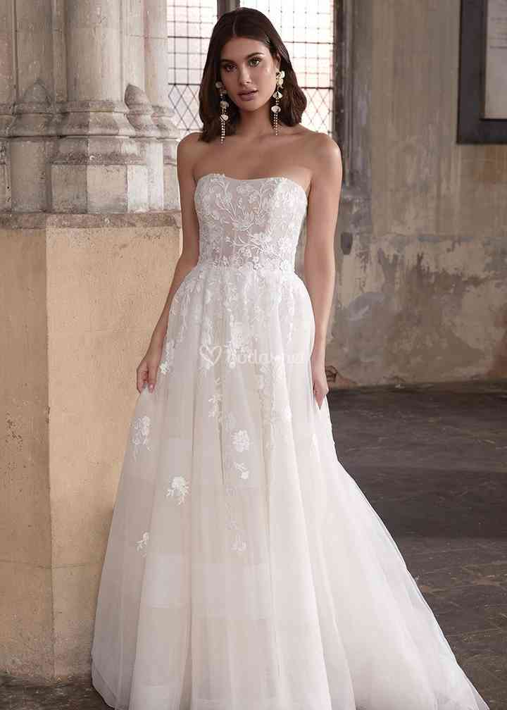 Vestidos de discount novia palabra honor