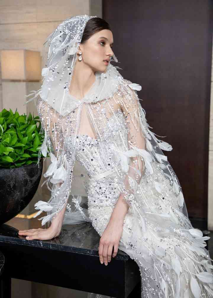 Os vestidos de noiva Elie Saab Spring 2022 - Constance Zahn