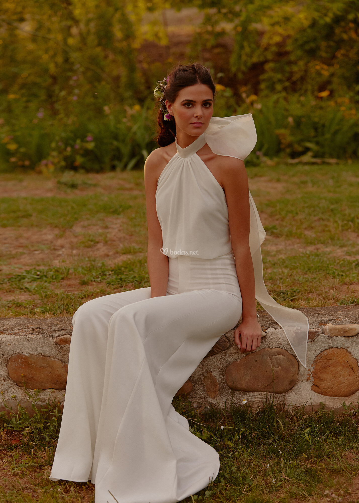 Vestido de Novia de Oh Que Luna! - Top Megan / Pantalon Fiora