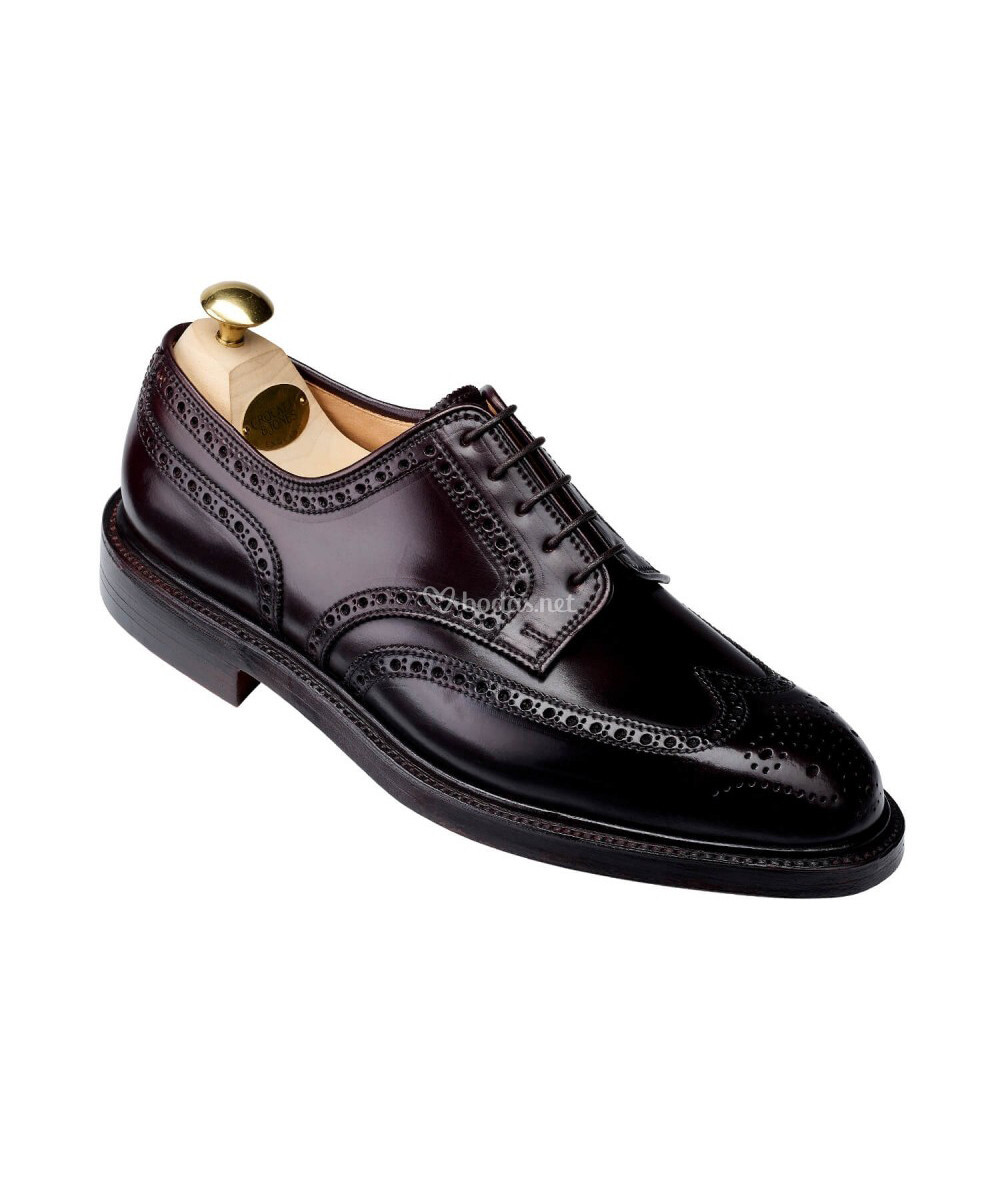 Zapato de Crockett & Jones - pembroke Burgundy Cordovan