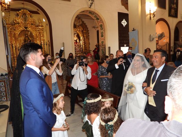 La boda de Juan Antonio  y Esperanza  en La Algaba, Sevilla 1