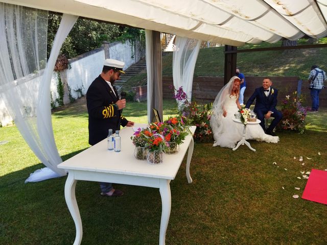 La boda de Juan Manuel Aguilera y Delia Pizarro Adasme en Sant Cebria De Vallalta, Barcelona 1