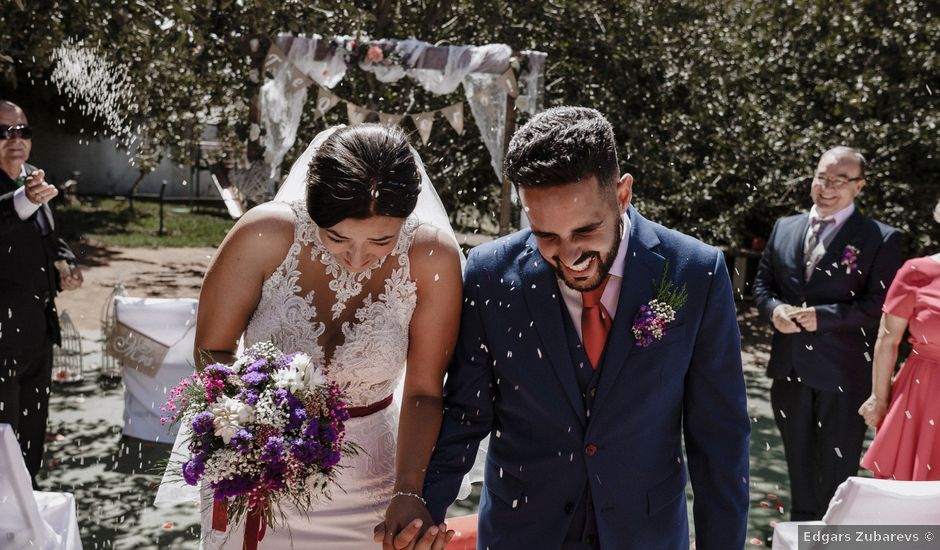 La boda de Ruben y Ruth en El Sauzal, Santa Cruz de Tenerife