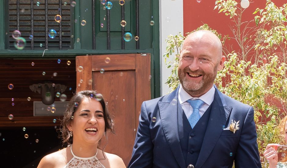 La boda de John y Paola en Monte Lentiscal, Las Palmas