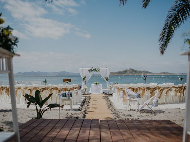 La boda de David y Maria en La Manga Del Mar Menor, Murcia 2