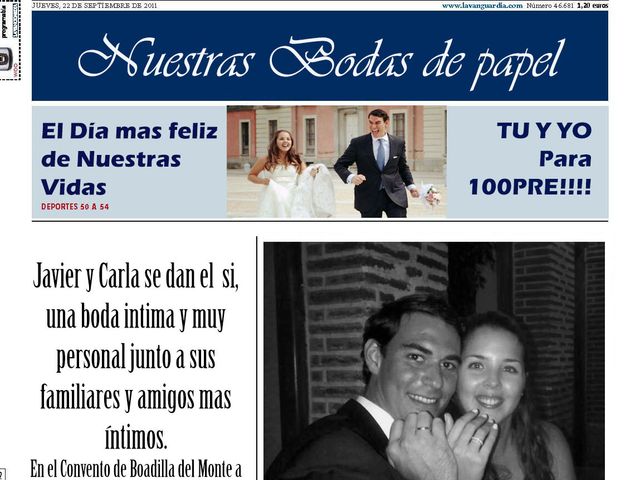 La boda de Carla  y Javier  en Boadilla Del Monte, Madrid 3
