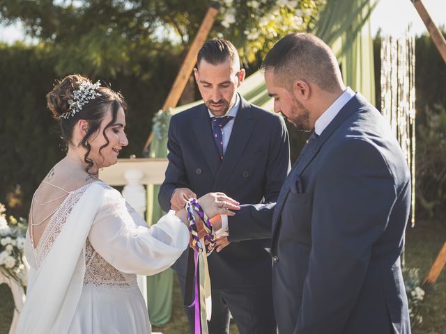 La boda de Israel y Azahar en Calamonte, Badajoz 38