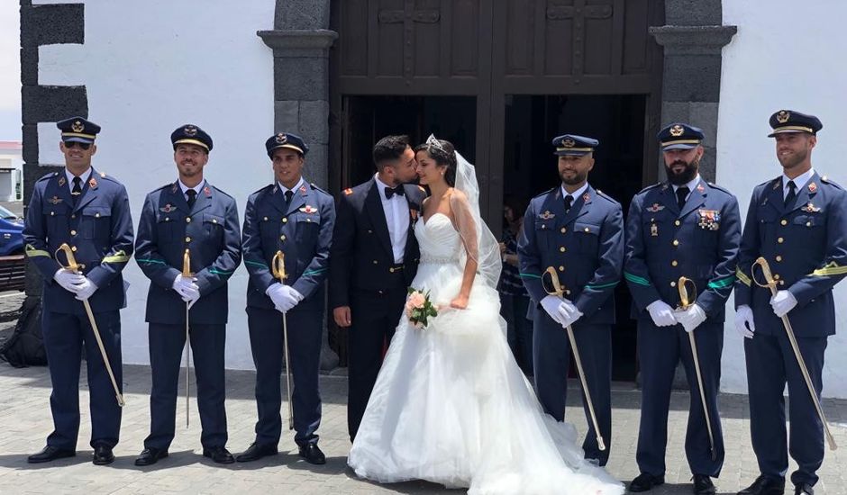 La boda de Ayose y Omayra en Mancha Blanca, Las Palmas