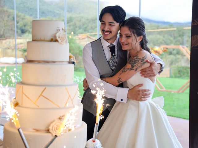 La boda de Fumito y Carol en Sant Andreu De La Vola, Barcelona 13