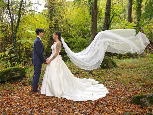 La boda de Fumito y Carol en Sant Andreu De La Vola, Barcelona 1