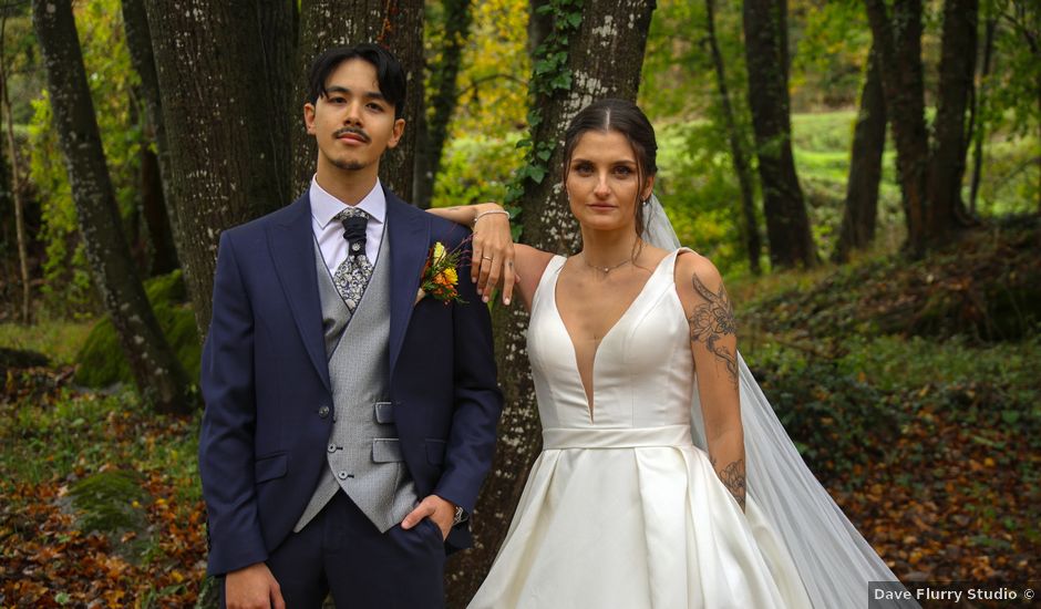 La boda de Fumito y Carol en Sant Andreu De La Vola, Barcelona