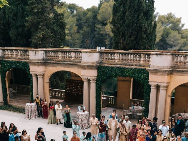 La boda de Vijesh y Anjali en Sant Pere De Ribes, Barcelona 120