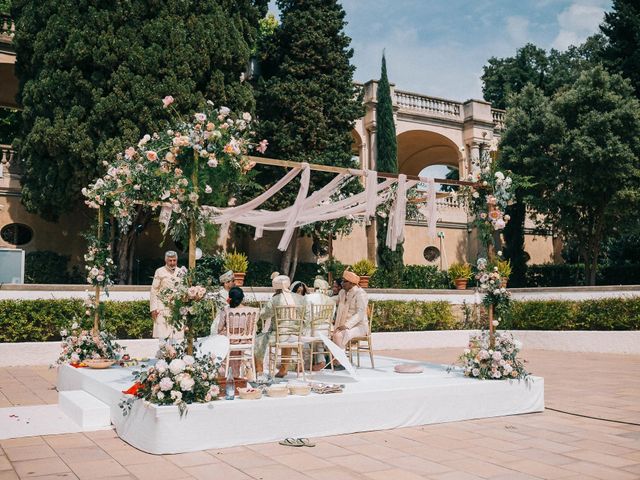 La boda de Vijesh y Anjali en Sant Pere De Ribes, Barcelona 163