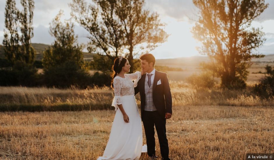 La boda de Félix y Sara en Montenegro De Agreda, Soria