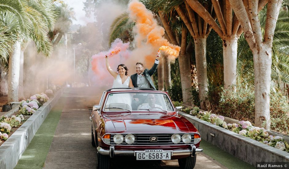 La boda de Jony y Ana en Firgas, Las Palmas