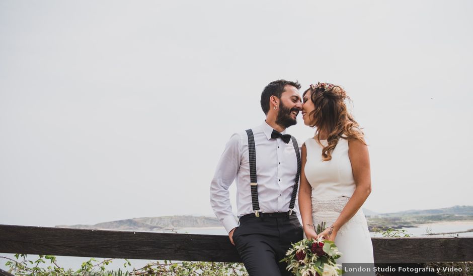 La boda de Oscar y Lara en Suances, Cantabria