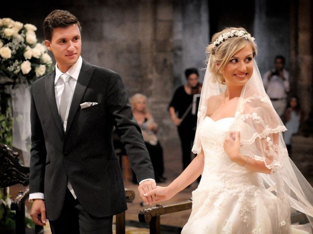 La boda de Pablo  y Andrea  en El Monasterio De Veruela, Zaragoza 2