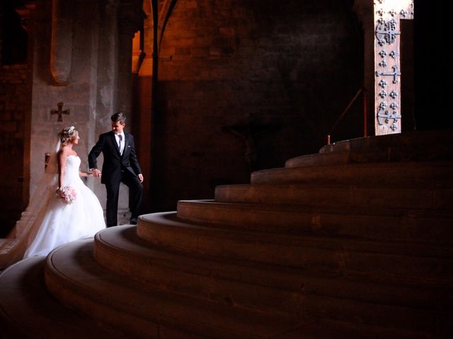 La boda de Pablo  y Andrea  en El Monasterio De Veruela, Zaragoza 4