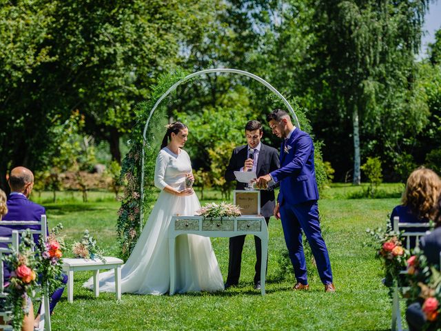 La boda de Paula y Yago en Celanova, Orense 90