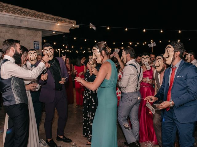 La boda de Toni y María en Caracuel De Calatrava, Ciudad Real 144