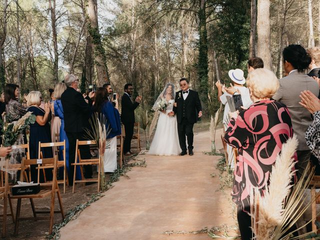 La boda de Yann y Tiphanie en Castelladral, Barcelona 63