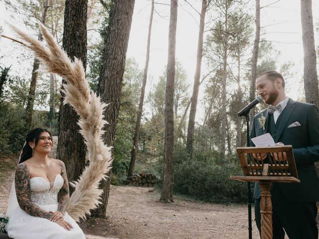 La boda de Yann y Tiphanie en Castelladral, Barcelona 118