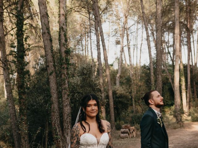 La boda de Yann y Tiphanie en Castelladral, Barcelona 129