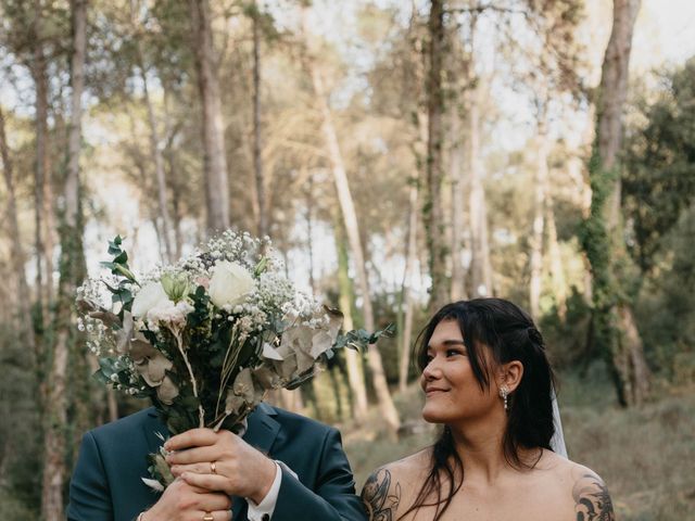 La boda de Yann y Tiphanie en Castelladral, Barcelona 2