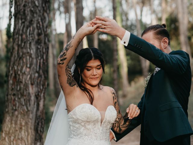 La boda de Yann y Tiphanie en Castelladral, Barcelona 161